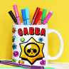 Кружка Brawl Stars с именем Савва Фото № 1